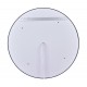 900x900x40mm Round Bathroom LED Mirror with Motion Sensor Auto On Demister Touch Sensor Switch Wall Mounted